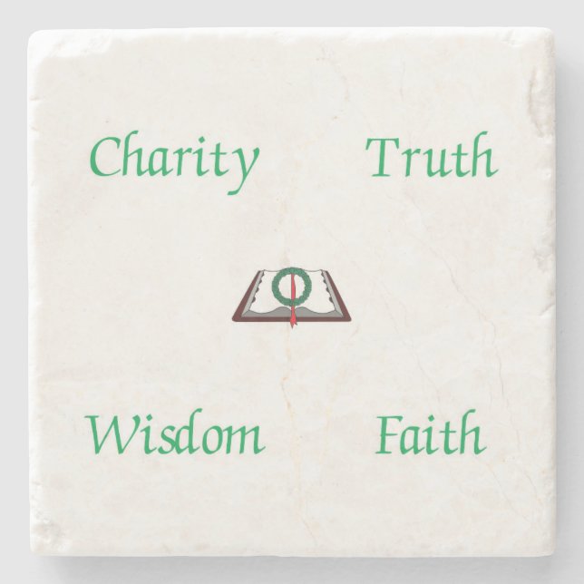 Posavasos De Piedra Amaranth Coaster (Anverso)