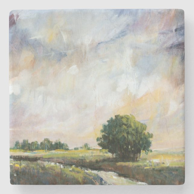 Posavasos De Piedra Amber Glow II (Anverso)