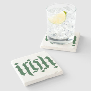 Posavasos De Piedra Ambigrama irlandés