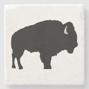 Posavasos De Piedra American Bison