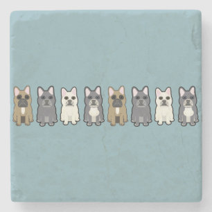 Posavasos De Piedra Amigos Frenchie