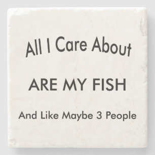 Posavasos De Piedra Amo mis pescados