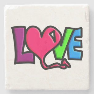 Posavasos De Piedra Amor