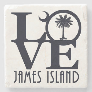 Posavasos De Piedra AMOR a James Island