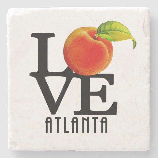 Posavasos De Piedra AMOR Atlanta Georgia (Anverso)