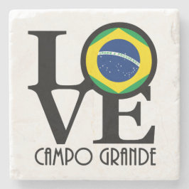 Posavasos De Piedra AMOR Campo Grande