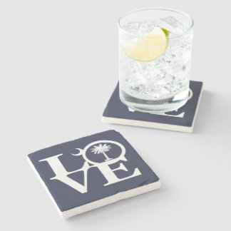 Posavasos De Piedra AMOR Carolina del Sur
