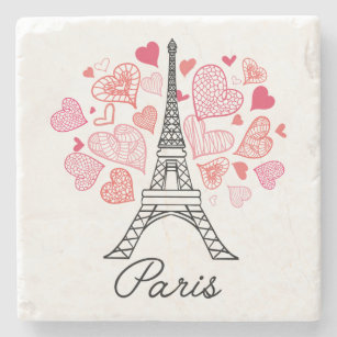 Posavasos De Piedra Amor de París, Francia