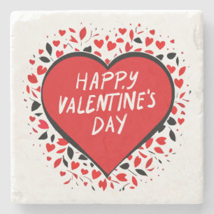 Posavasos De Piedra Amor Infinito en el Día de San Valentín
