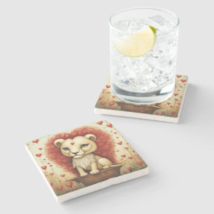 Posavasos De Piedra Amor leal 3