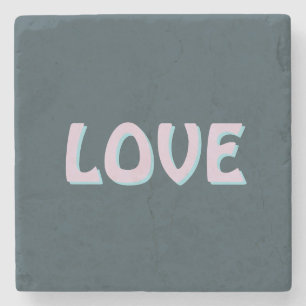 POSAVASOS DE PIEDRA AMOR REGALO SIMPLE MUJERES NOVIA AMIGA