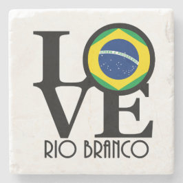 Posavasos De Piedra AMOR Río Branco
