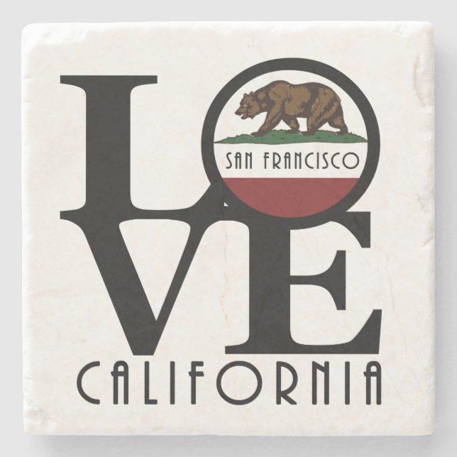 Posavasos De Piedra AMOR San Francisco (Anverso)
