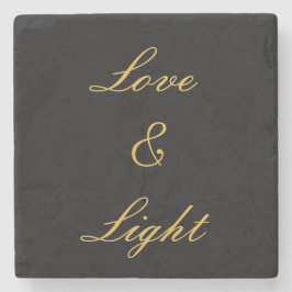 Posavasos De Piedra Amor y luz