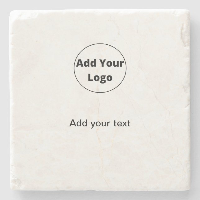 Posavasos De Piedra añadir el texto simple personalizado mínimo añadir (Anverso)