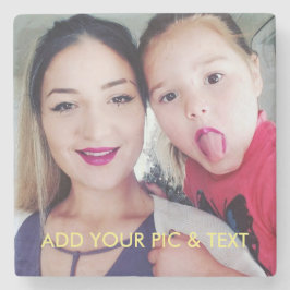 Posavasos De Piedra Añadir un Marble fotográfico