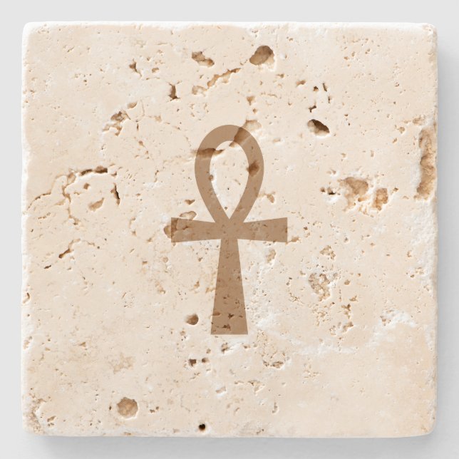 Posavasos De Piedra Anch - llaves de vida (Anverso)