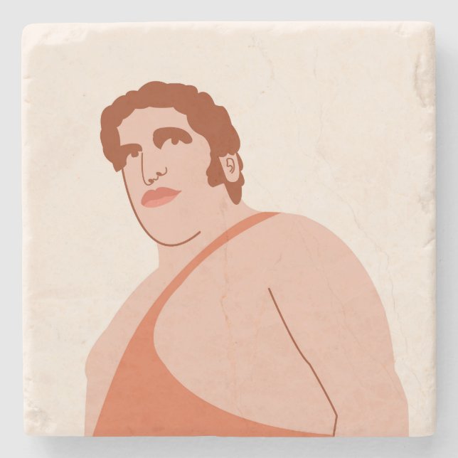 Posavasos De Piedra Andre the Giant (Anverso)