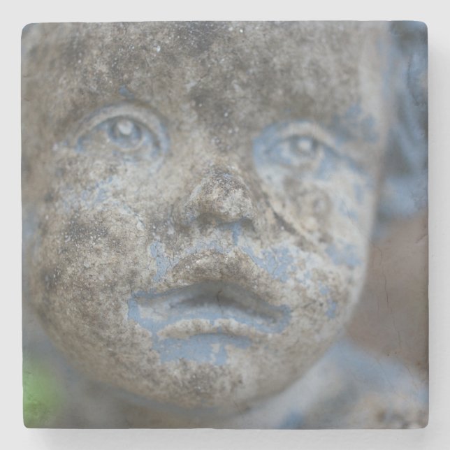 Posavasos De Piedra Ángel azul (Anverso)