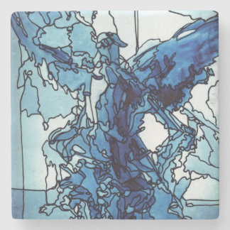 Posavasos De Piedra Ángel azul de piedra