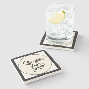 POSAVASOS DE PIEDRA ANGRY MOON