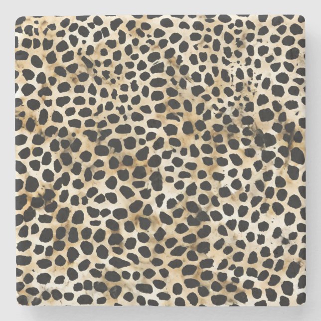 Posavasos De Piedra Animal Print - Stone Coasters  (Anverso)