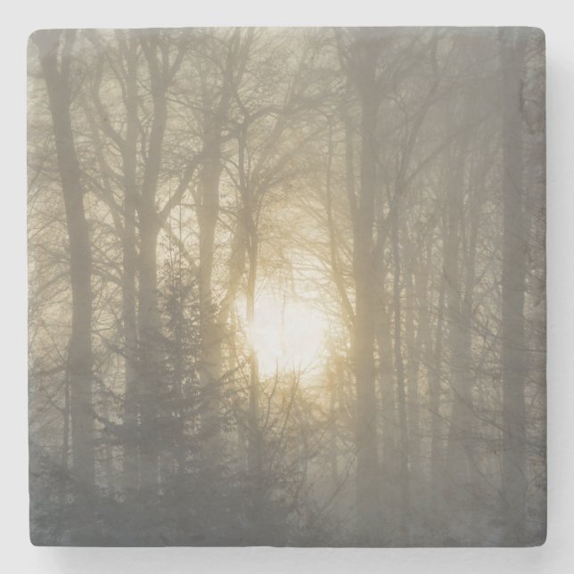 Posavasos De Piedra Ánimo de invierno (Anverso)