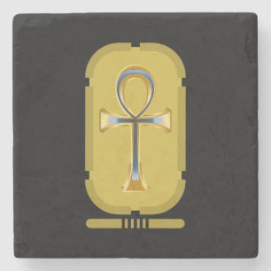 Posavasos De Piedra Ankh Symbol Stone Coaster