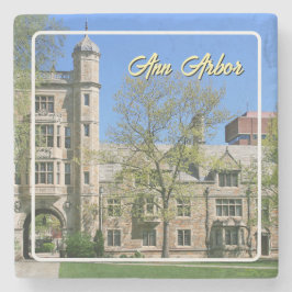 Posavasos De Piedra Ann Arbor Michigan Colorful Quad Foliage