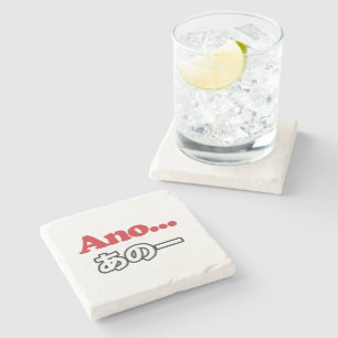 Posavasos De Piedra Ano... (Japonés para Umm... Estaba Pensando)