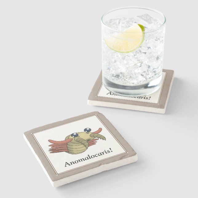 Posavasos De Piedra Anomalocaris- el camarón inusual (Lateral)