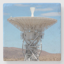 Posavasos De Piedra Antena de Dish Espacial Profunda Apolo