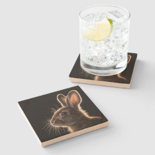 Posavasos De Piedra Antenas Gemelas