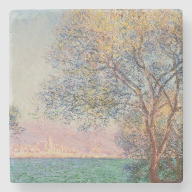 Posavasos De Piedra Antibes de la mañana (Anverso)