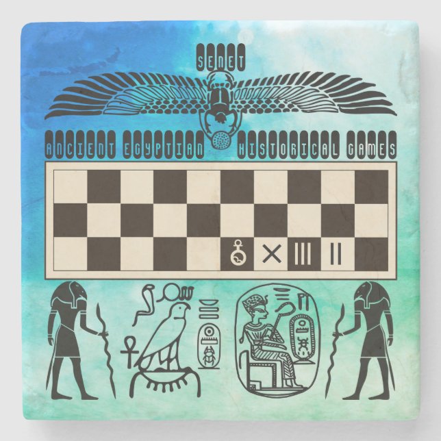 Posavasos De Piedra Antigua Junta del Senado Egipcio (Anverso)