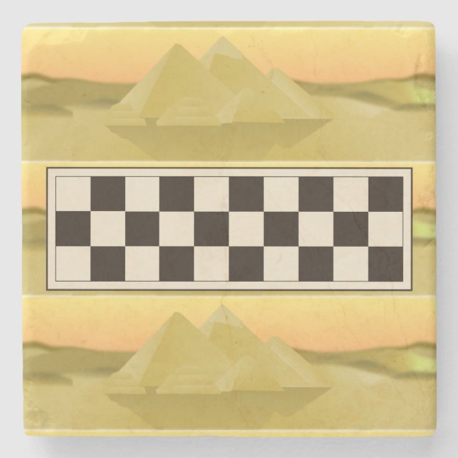 Posavasos De Piedra Antigua Junta del Senado Egipcio (Anverso)