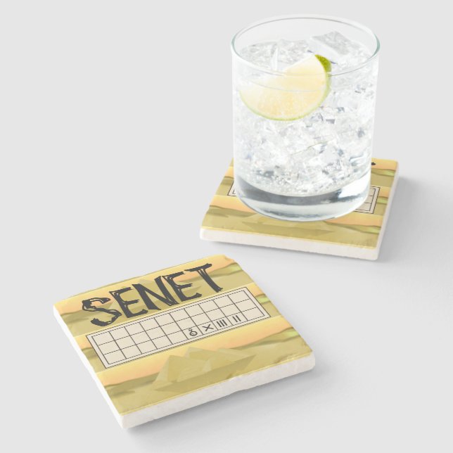 Posavasos De Piedra Antigua Junta del Senado Egipcio (Lateral)