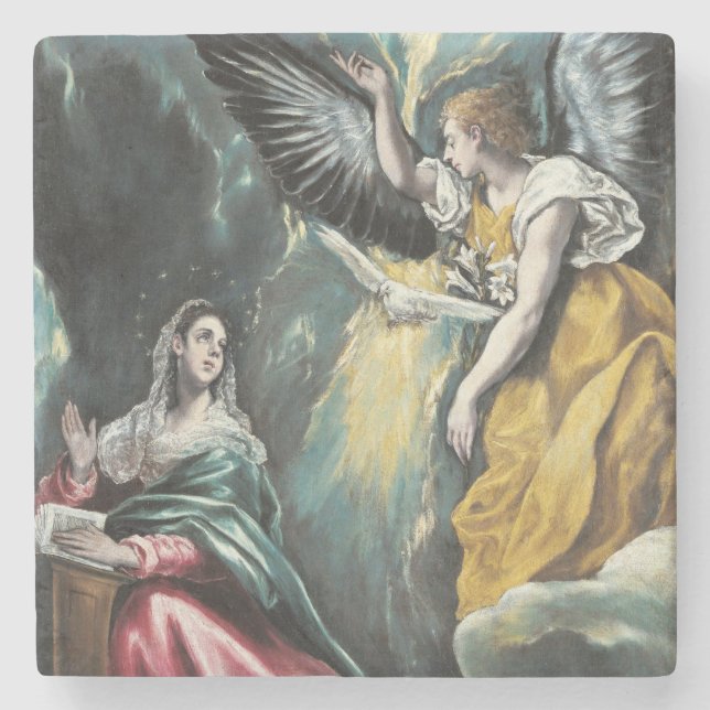 Posavasos De Piedra Anunciación de El Greco (Anverso)