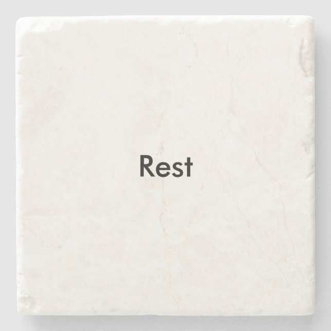 Posavasos De Piedra Apenas relaje el práctico de costa (Anverso)