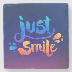 Posavasos De Piedra Apenas sonrisa