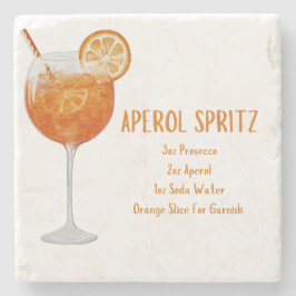 Posavasos De Piedra Aperol Spritz Coaster