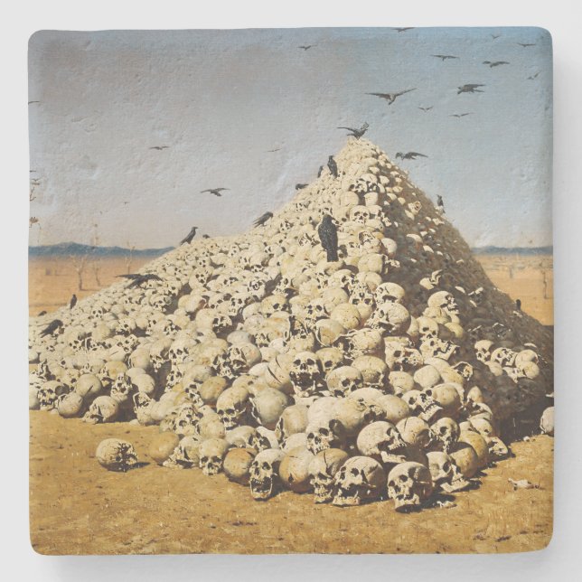 Posavasos De Piedra Apoteosis de la guerra (muerte y destrucción) (cal (Anverso)