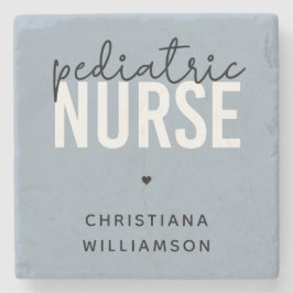 Posavasos De Piedra Apreciación de la enfermera pediátrica personaliza