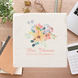 Posavasos De Piedra Apreciación rústica de los profesores de acuarela