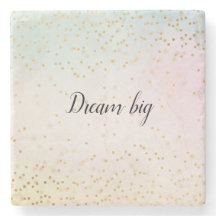 Aqua Pink Yellow Gold Confetti