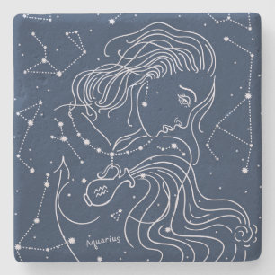 Posavasos De Piedra Aquarius