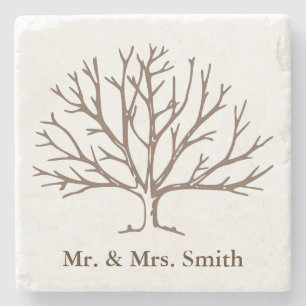 Posavasos De Piedra Árbol de cosecha