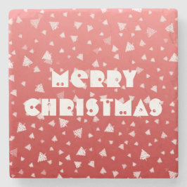 Posavasos De Piedra Árbol de Navidad