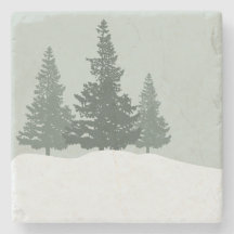 Árboles forestales de Winter Wonderland