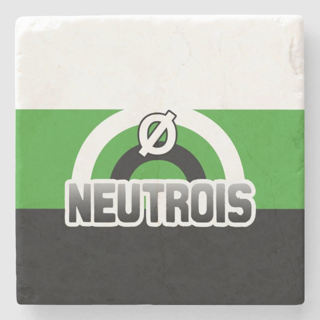 POSAVASOS DE PIEDRA ARCO IRIS DEL ORGULLO DE NEUTROIS (Anverso)